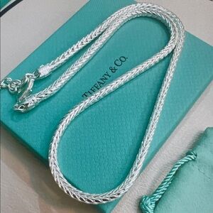 Tiffany & Co. Braided Silver Necklace